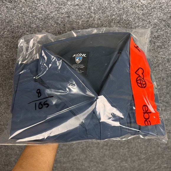 Kuhl Mens Button Down Shirt Short Sleeve Gray Outdoor‎ Hiking Casual large - Picture 10 of 10